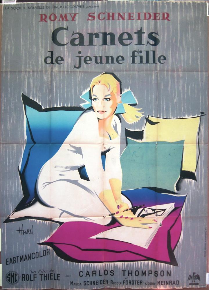 Eva (Journals of a Young Woman) (Eva, Carnets de Jeune Fille) French 1 panel (47x63) Original Vintage Movie Poster
