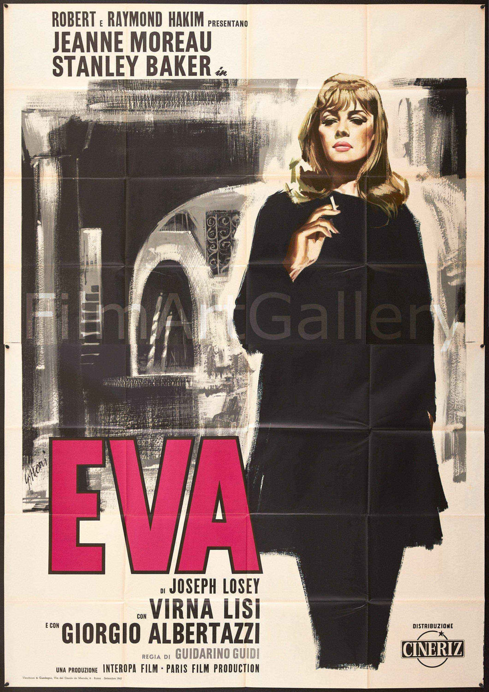 Eva Original Vintage Movie Poster