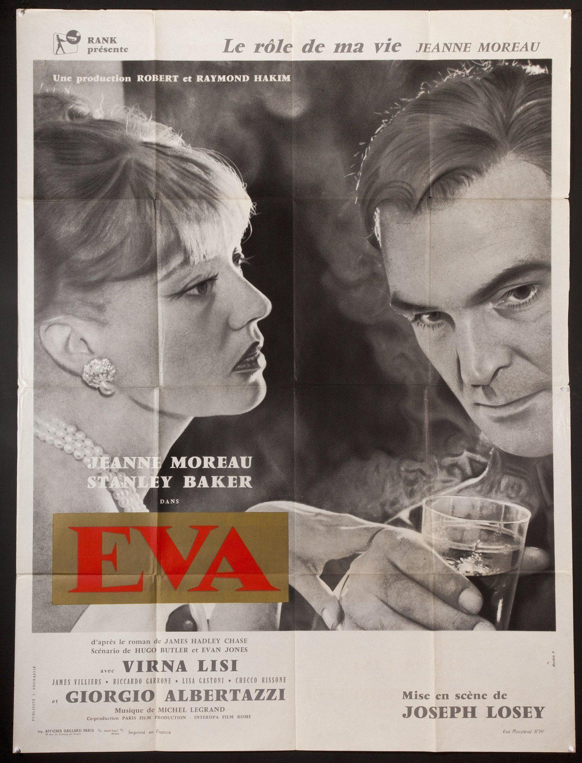Eva Original Vintage Movie Poster
