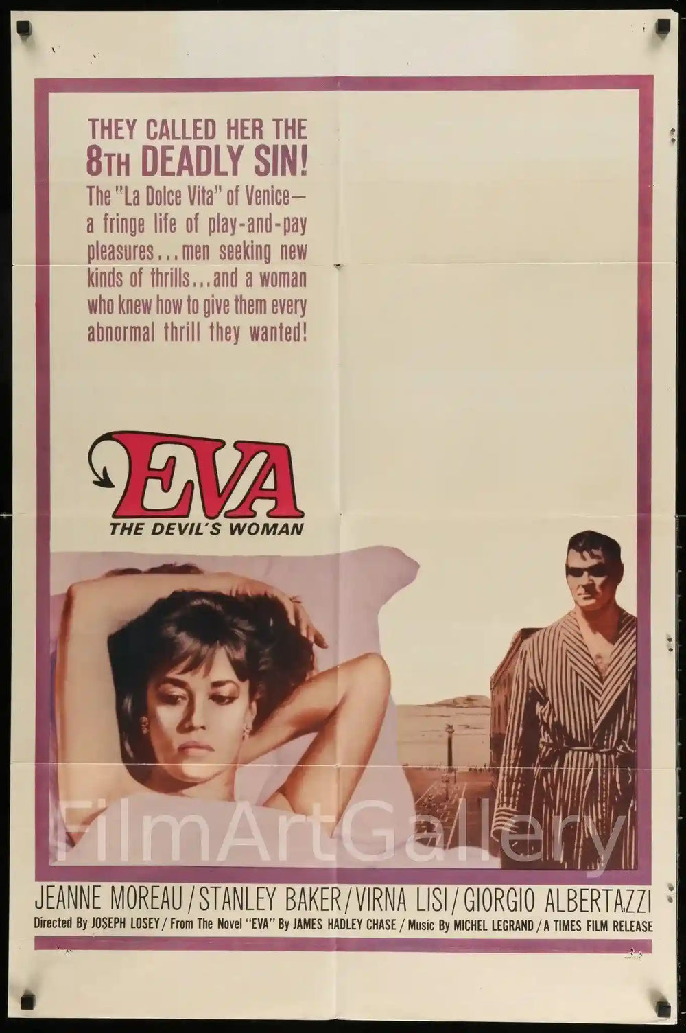 Eva Original Vintage Movie Poster