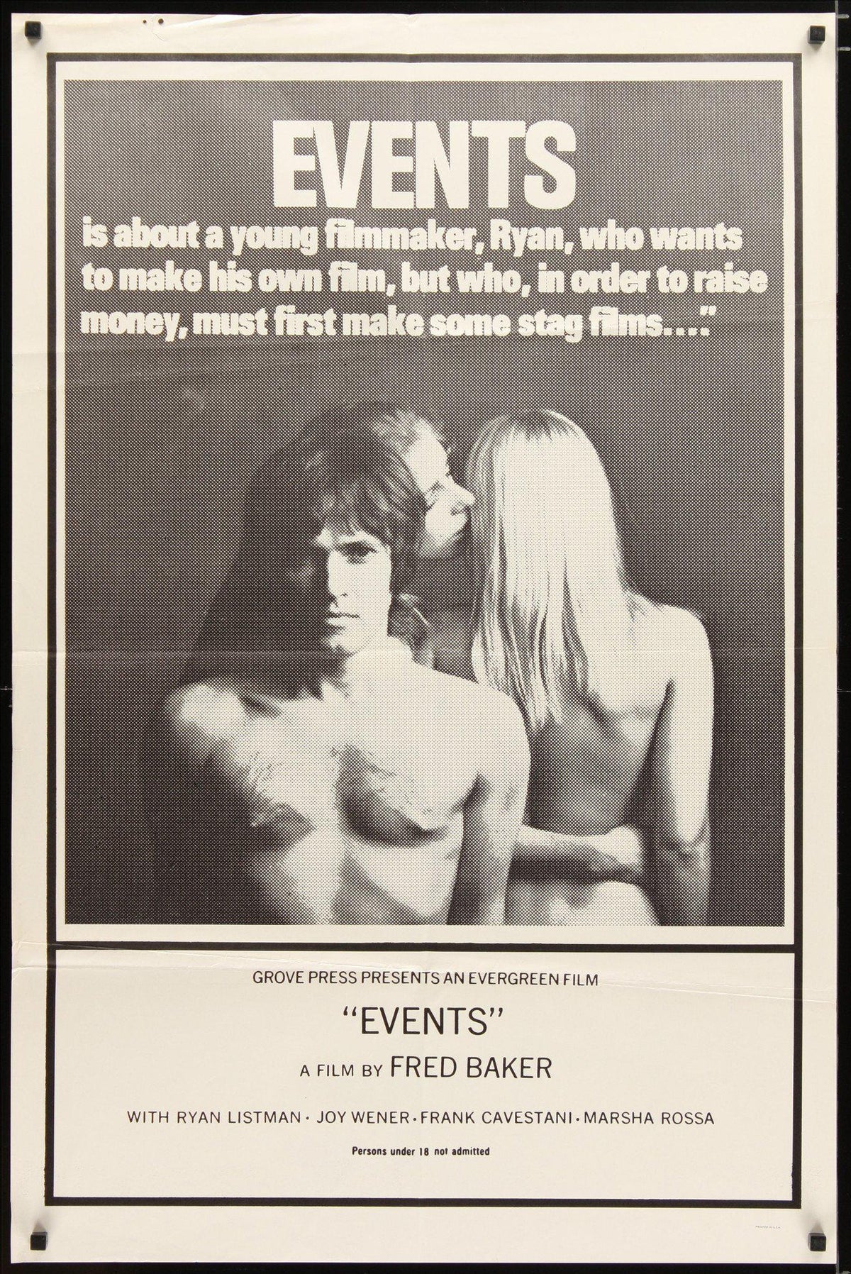 Events 1 Sheet (27x41) Original Vintage Movie Poster