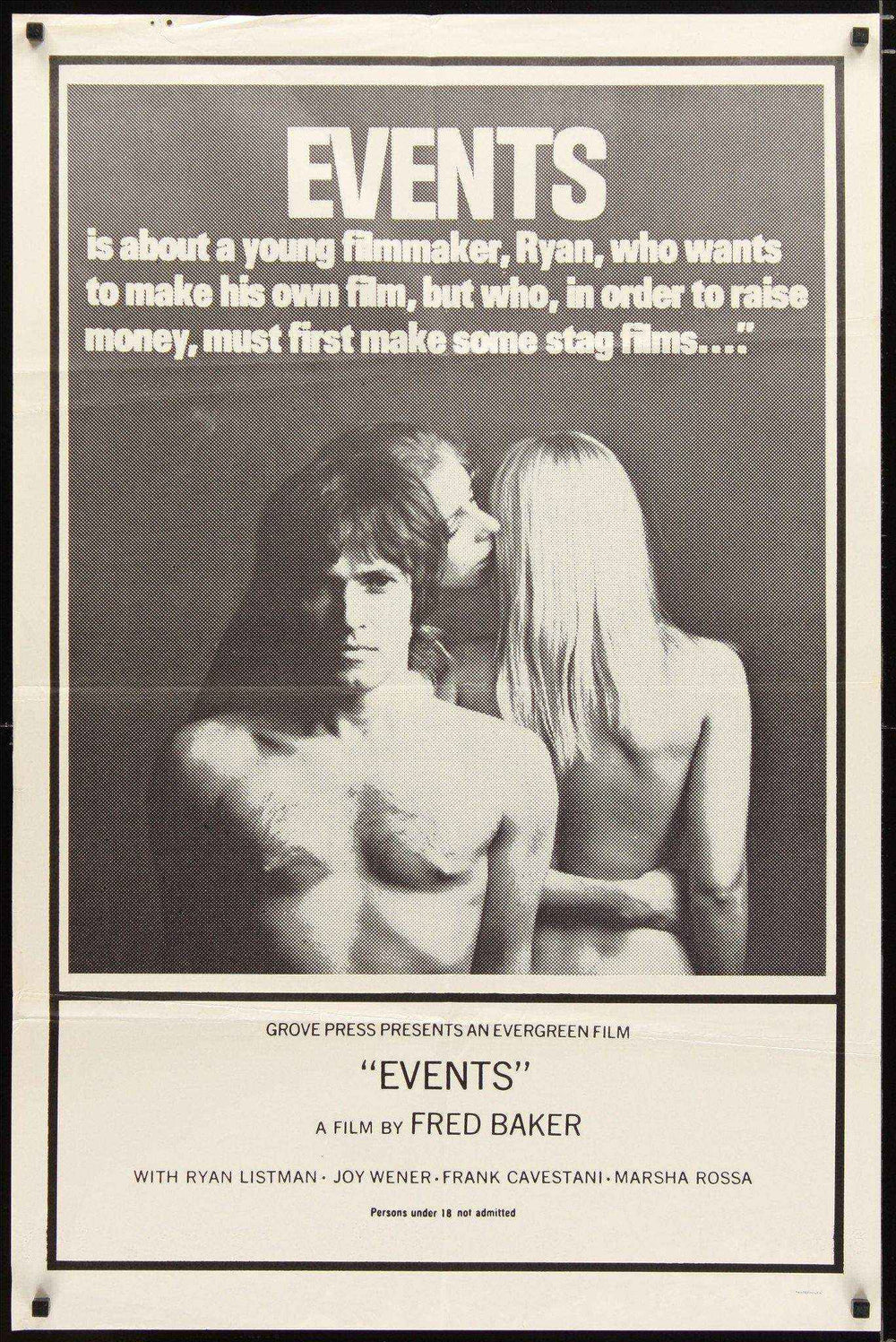 Events Original Vintage Movie Poster