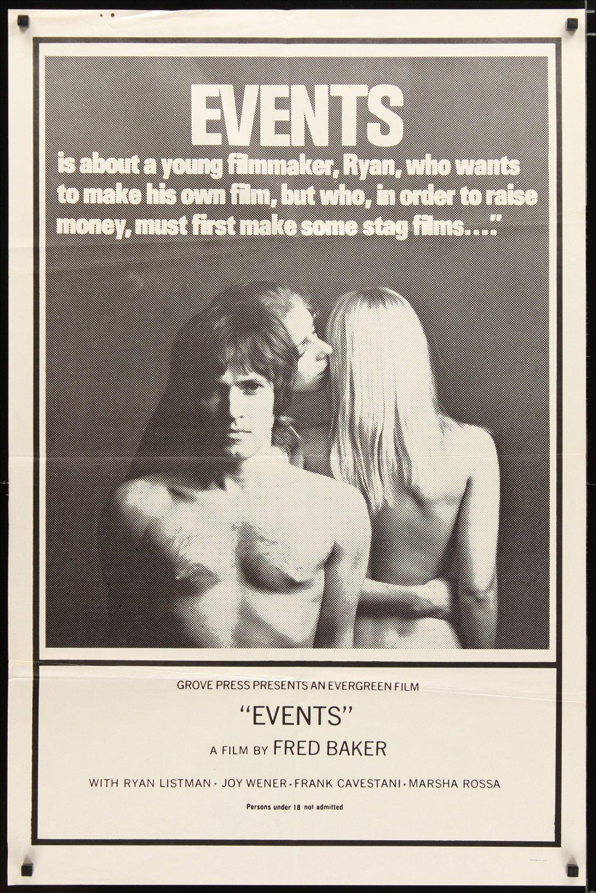 Events Original Vintage Movie Poster