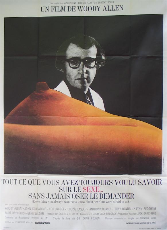 Everything You Always Wanted to Know About Sex... French 1 panel (47x63) Original Vintage Movie Poster