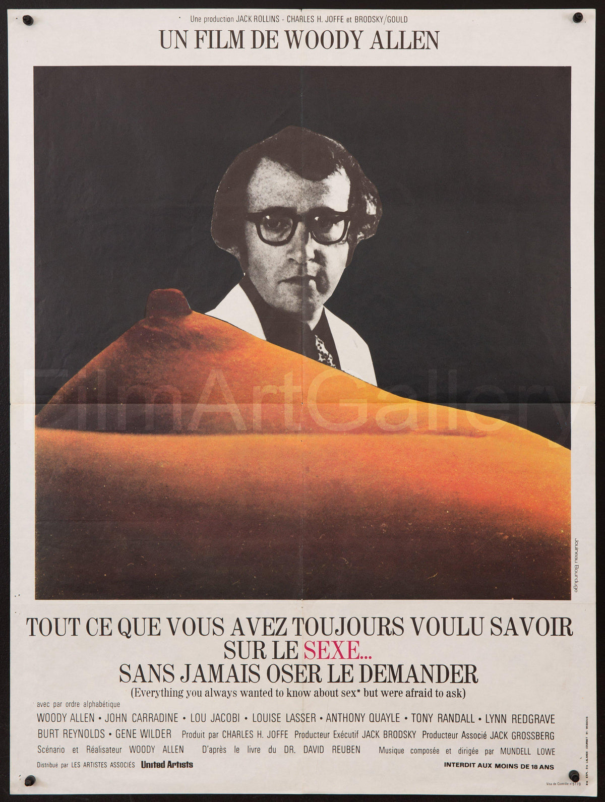 Everything You Always Wanted to Know About Sex.. Original Vintage Movie Poster