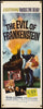 Evil of Frankenstein Original Vintage Movie Poster