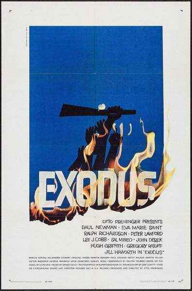Exodus - NSS Original Vintage Movie Poster