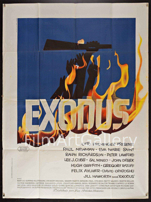 Exodus Original Vintage Movie Poster