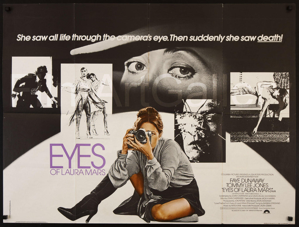 Eyes of Laura Mars Original Vintage Movie Poster