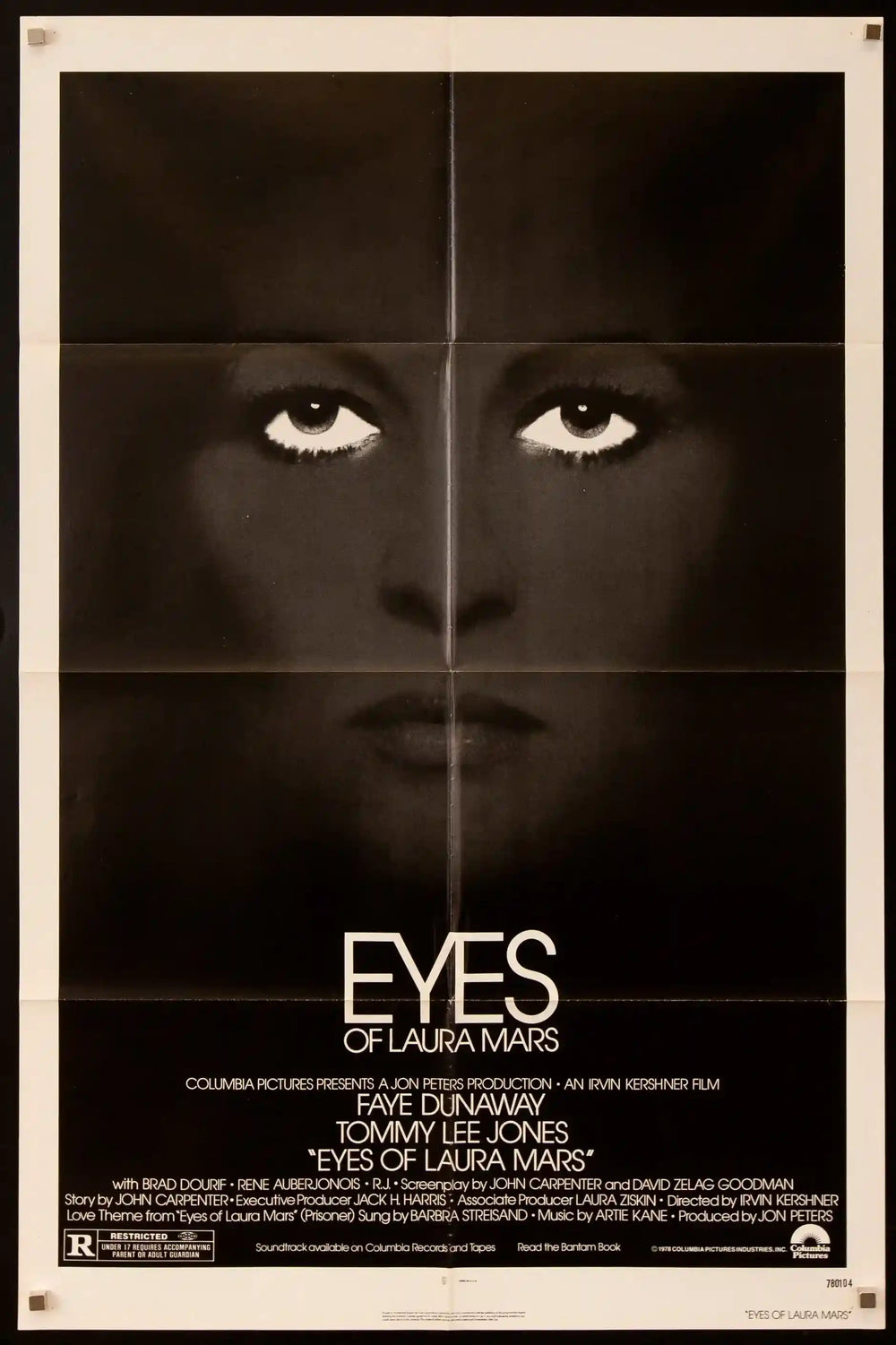 Eyes of Laura Mars Original Vintage Movie Poster