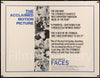 Faces Half sheet (22x28) Original Vintage Movie Poster