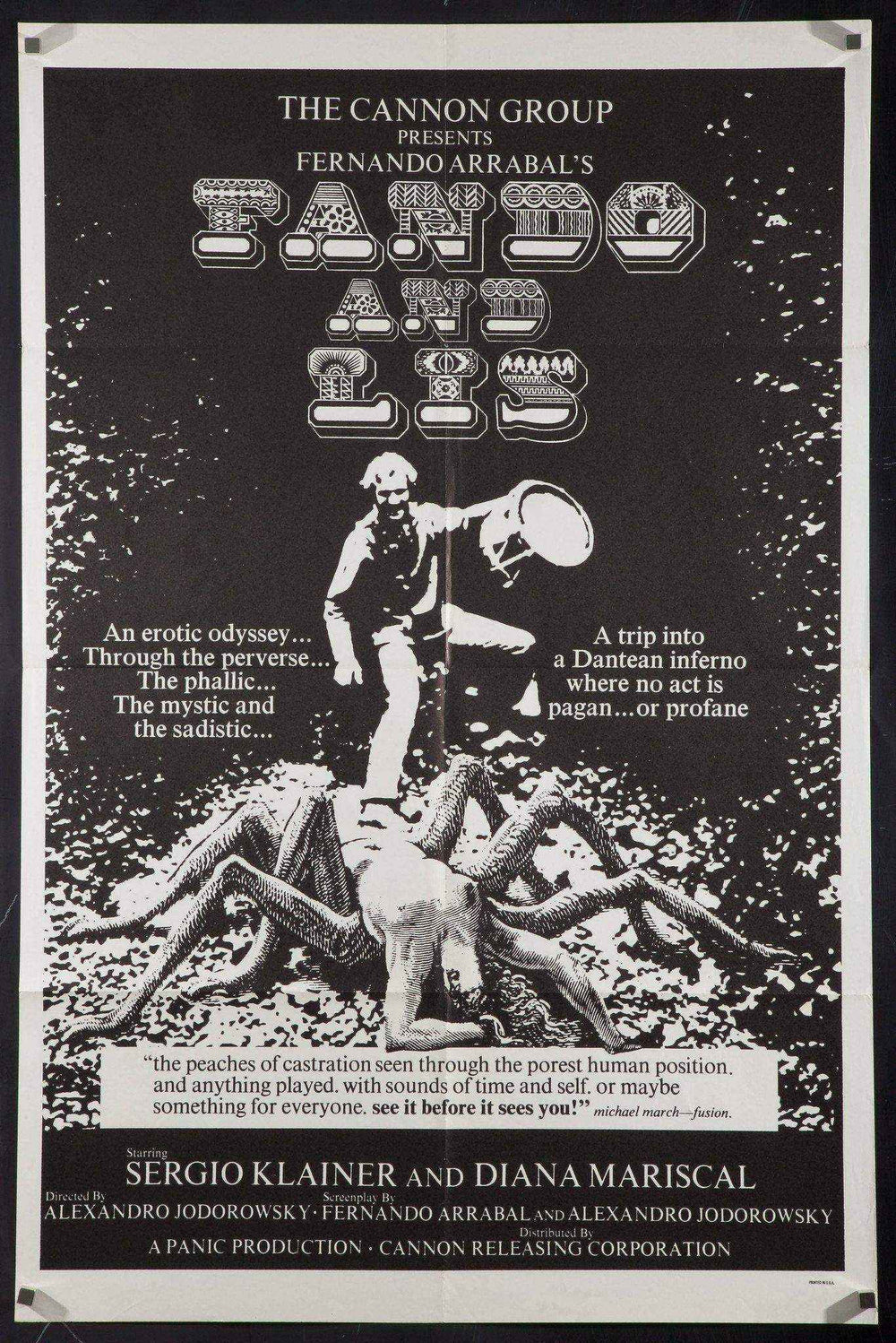 Fando and Lis (Fando Y Lys) Original Vintage Movie Poster