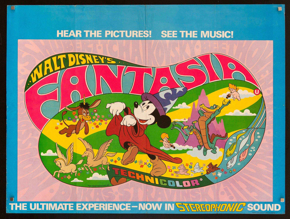 Fantasia Original Vintage Movie Poster