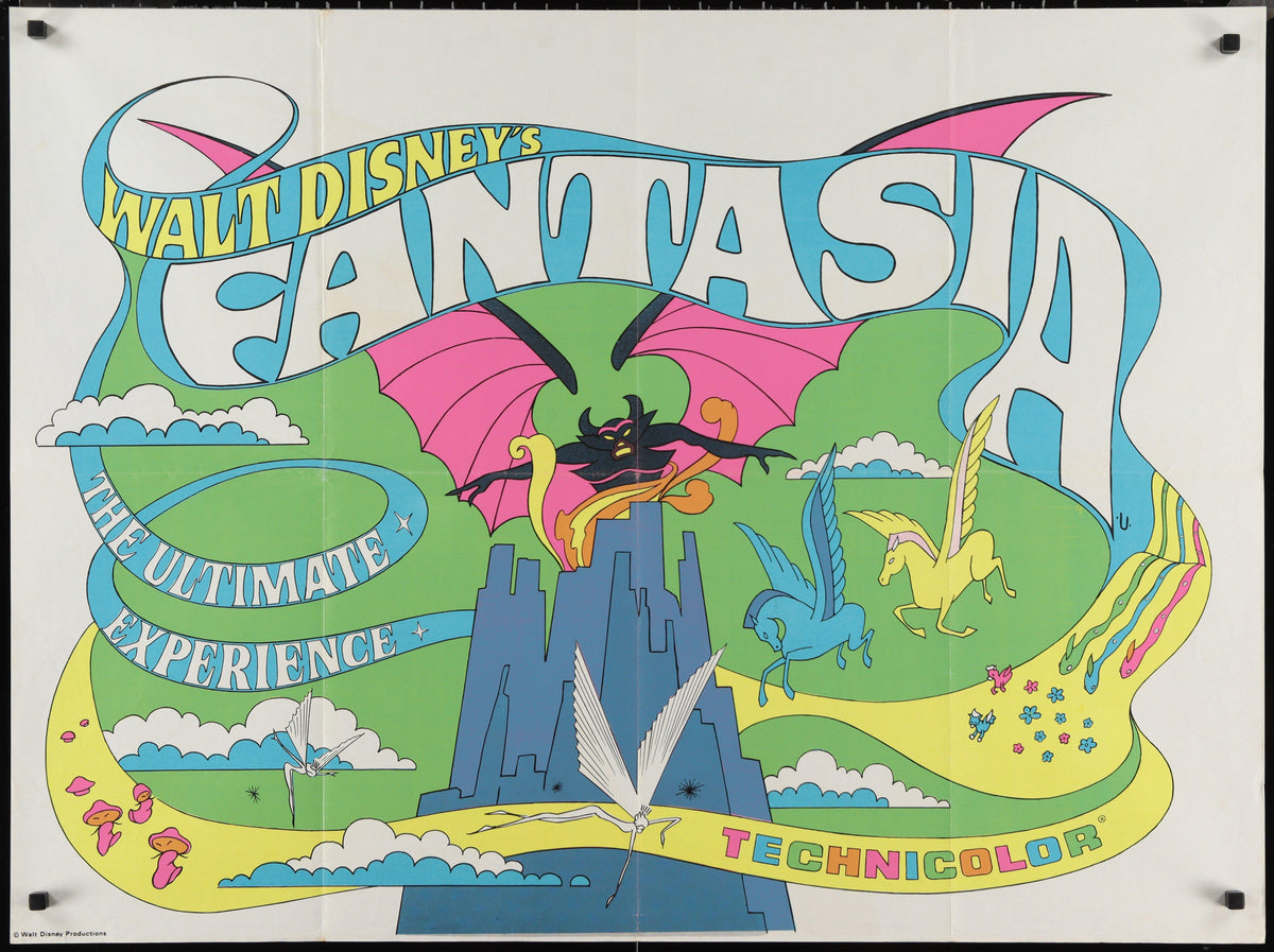 Fantasia Original Vintage Movie Poster
