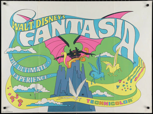 Fantasia Original Vintage Movie Poster