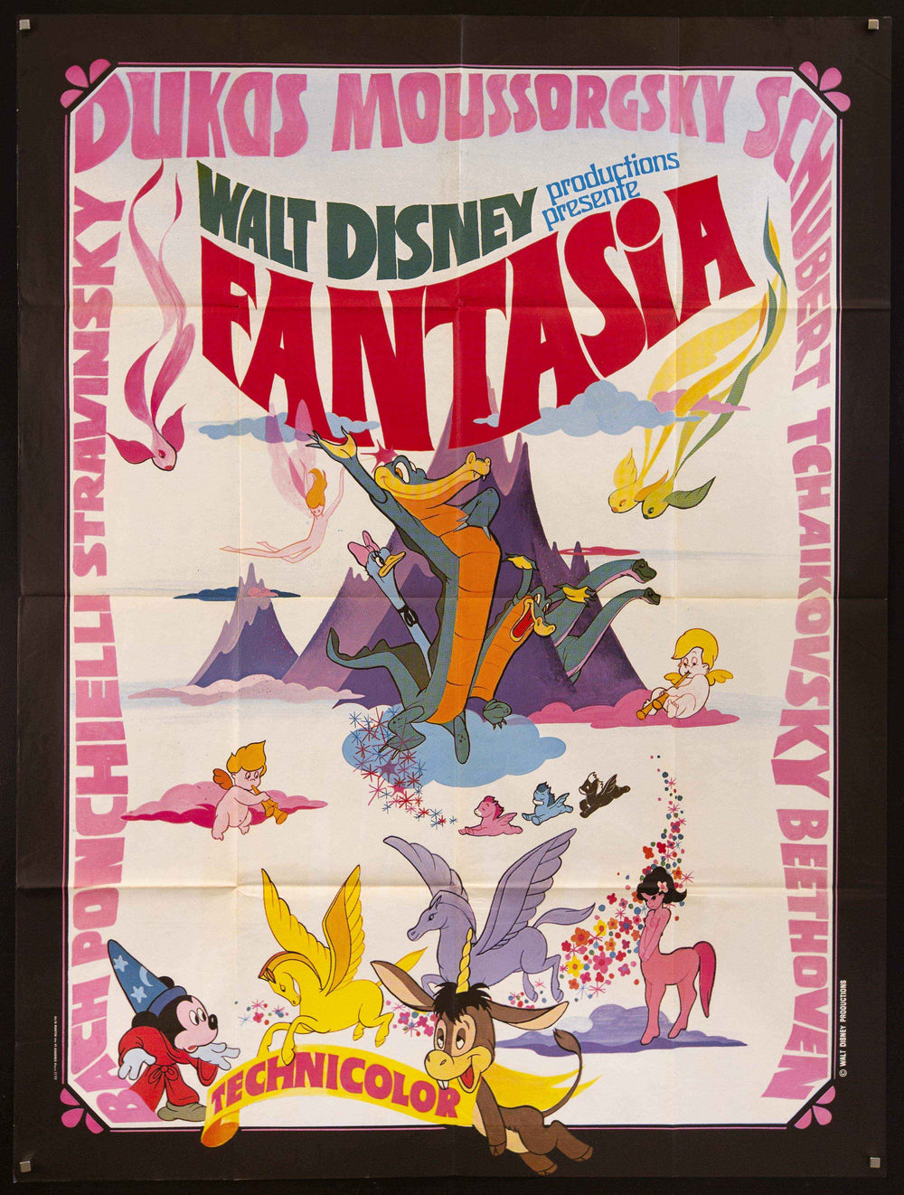 Fantasia Original Vintage Movie Poster