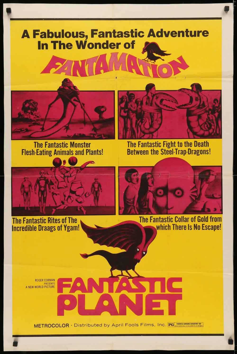 Fantastic Planet (La Planete Sauvage) Original Vintage Movie Poster