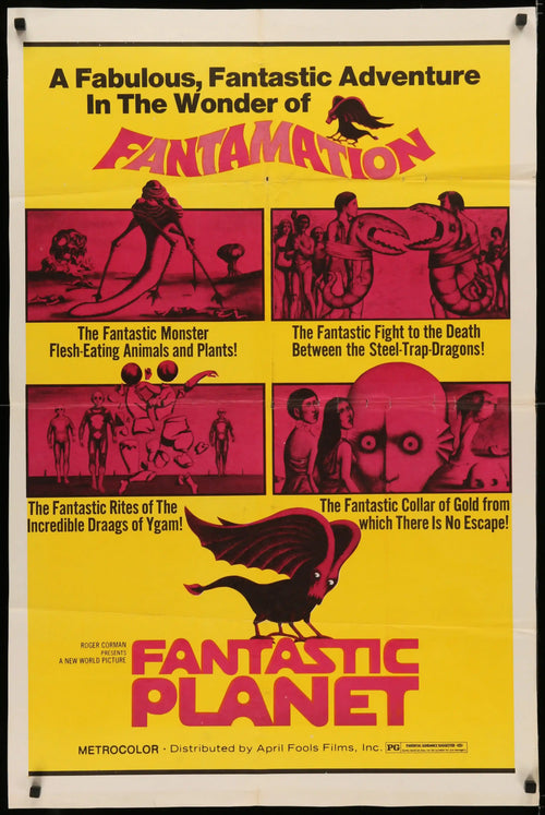 Fantastic Planet (La Planete Sauvage) Original Vintage Movie Poster
