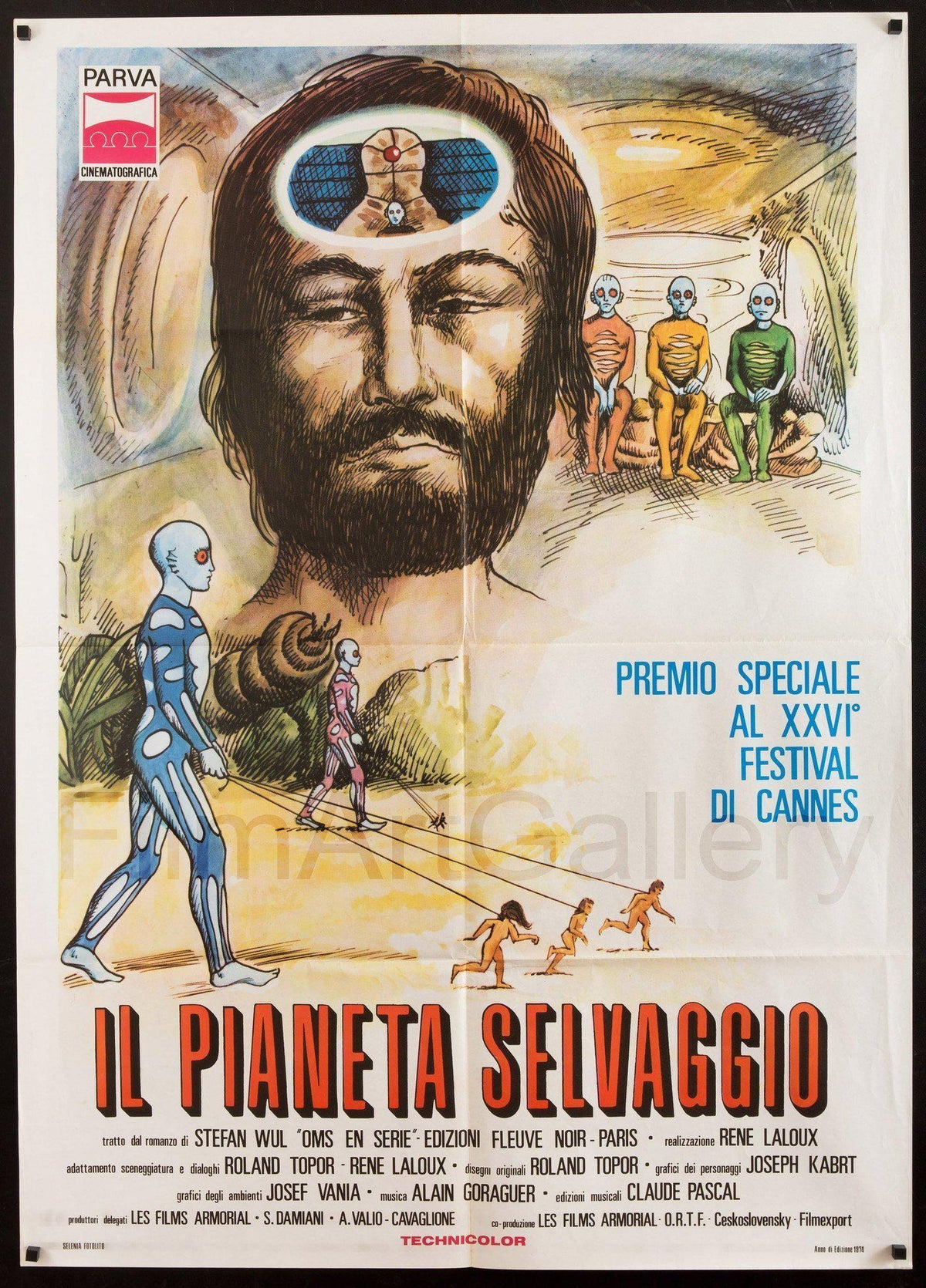 Fantastic Planet (La Planete Sauvage) Original Vintage Movie Poster