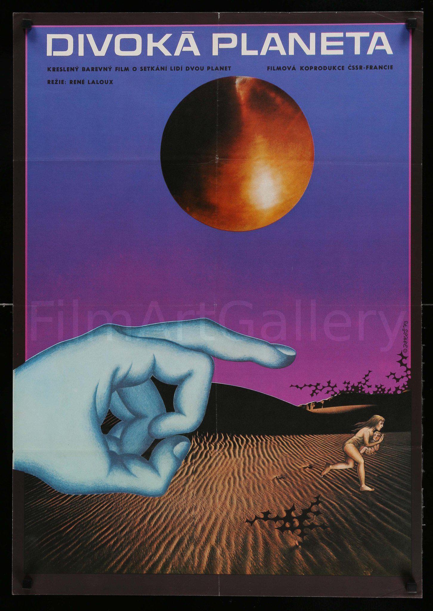 Fantastic Planet (La Planete Sauvage) Movie Poster 1973 Czech