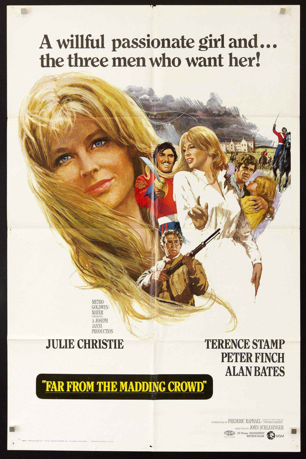 Far From the Madding Crowd Original Vintage Movie Poster