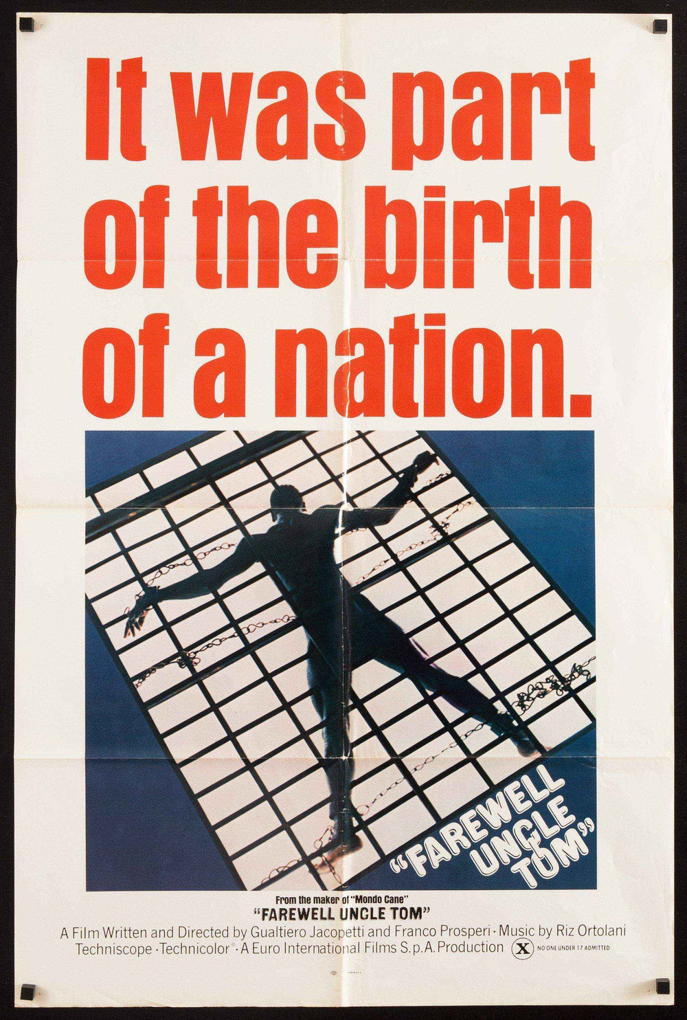 Farewell Uncle Tom Original Vintage Movie Poster