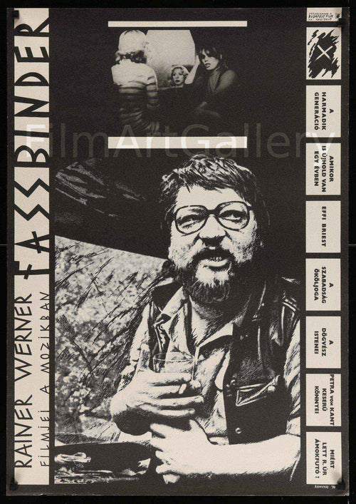 Fassbinder Festival Original Vintage Movie Poster