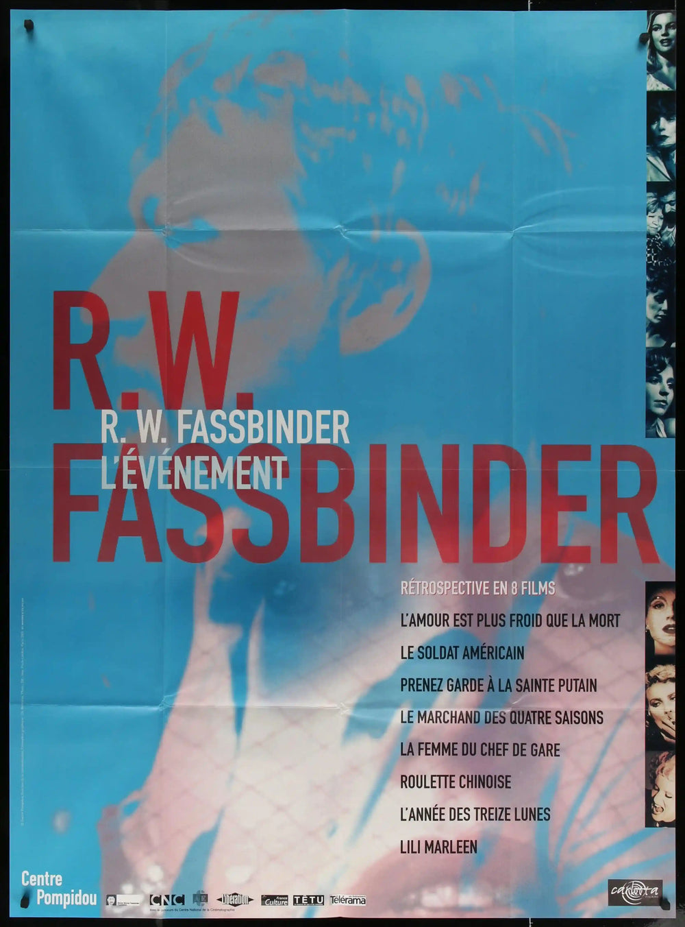 Fassbinder Festival Original Vintage Movie Poster