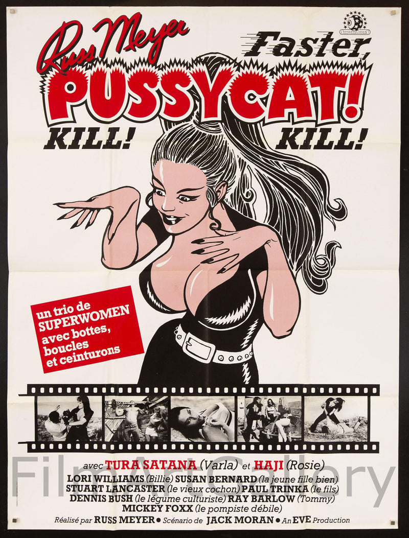 Faster Pussycat! Kill! Kill! French 1 Panel (47x63) Original Vintage Movie Poster