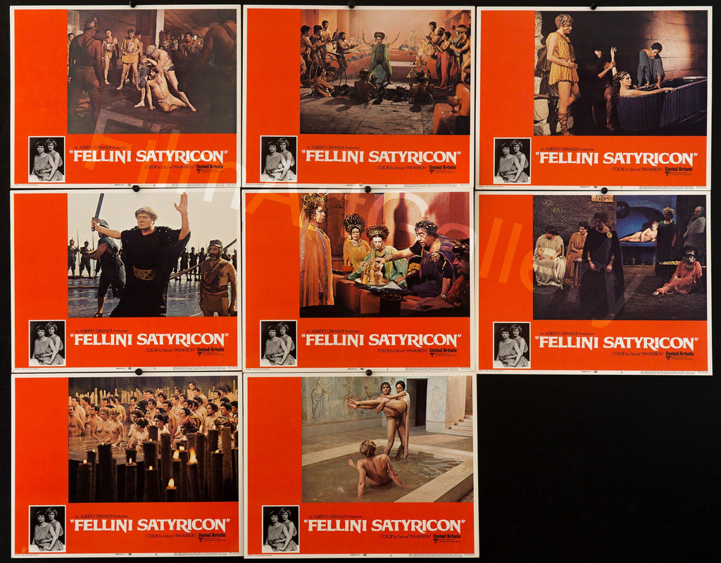 Fellini Satyricon Original Vintage Movie Poster
