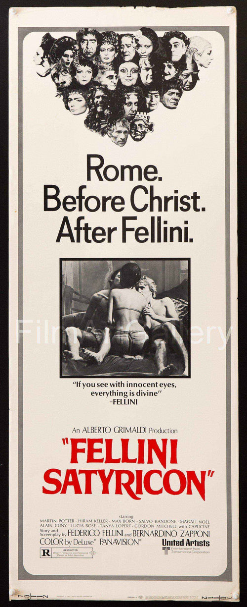 Fellini Satyricon Original Vintage Movie Poster
