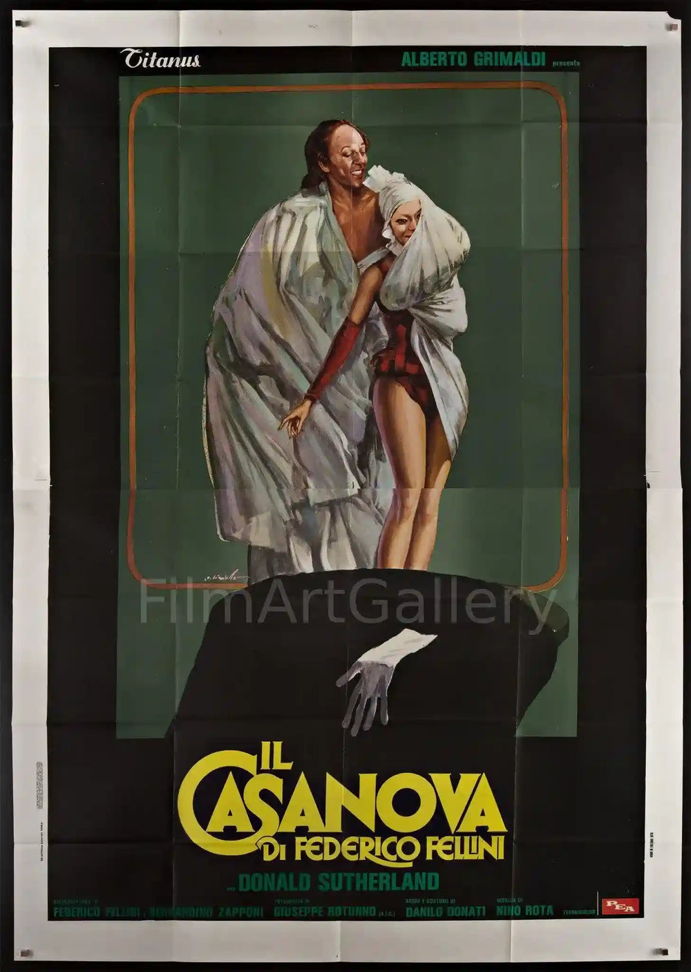 Fellini's Casanova Original Vintage Movie Poster