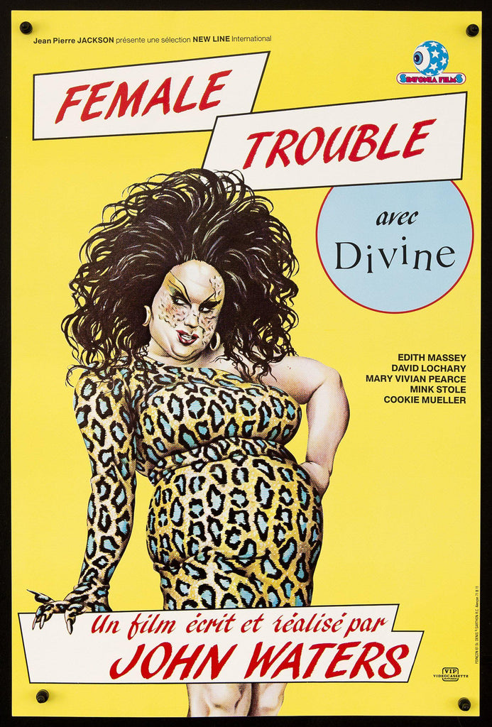 Female Trouble French Mini (16x23) Original Vintage Movie Poster