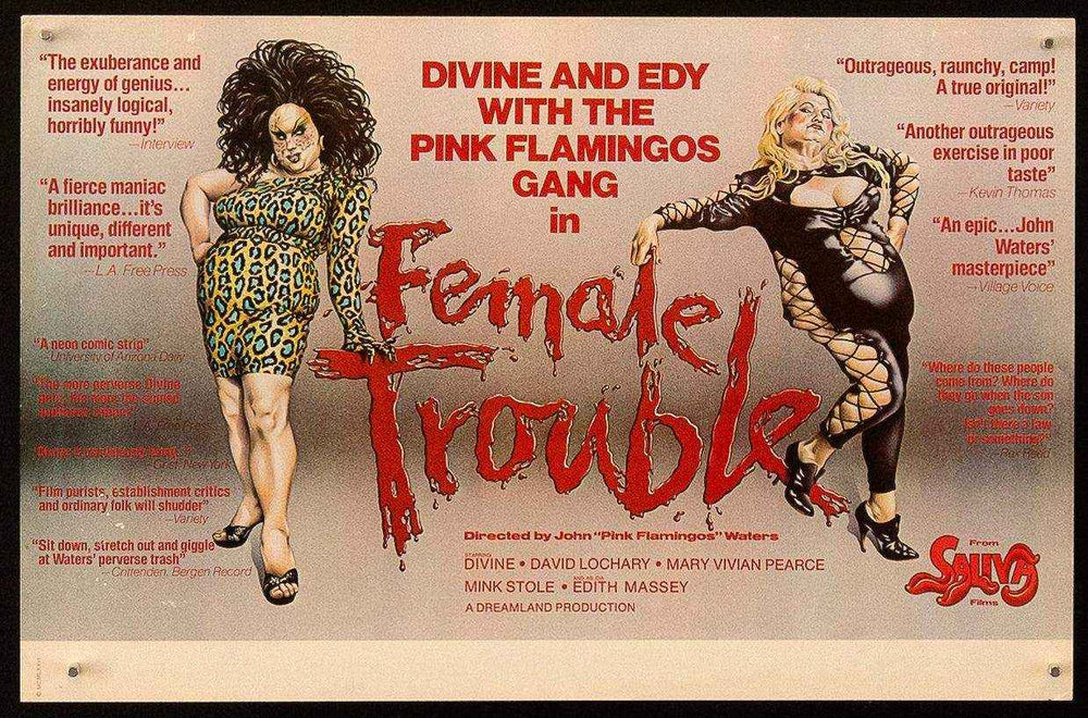 Female Trouble Original Vintage Movie Poster