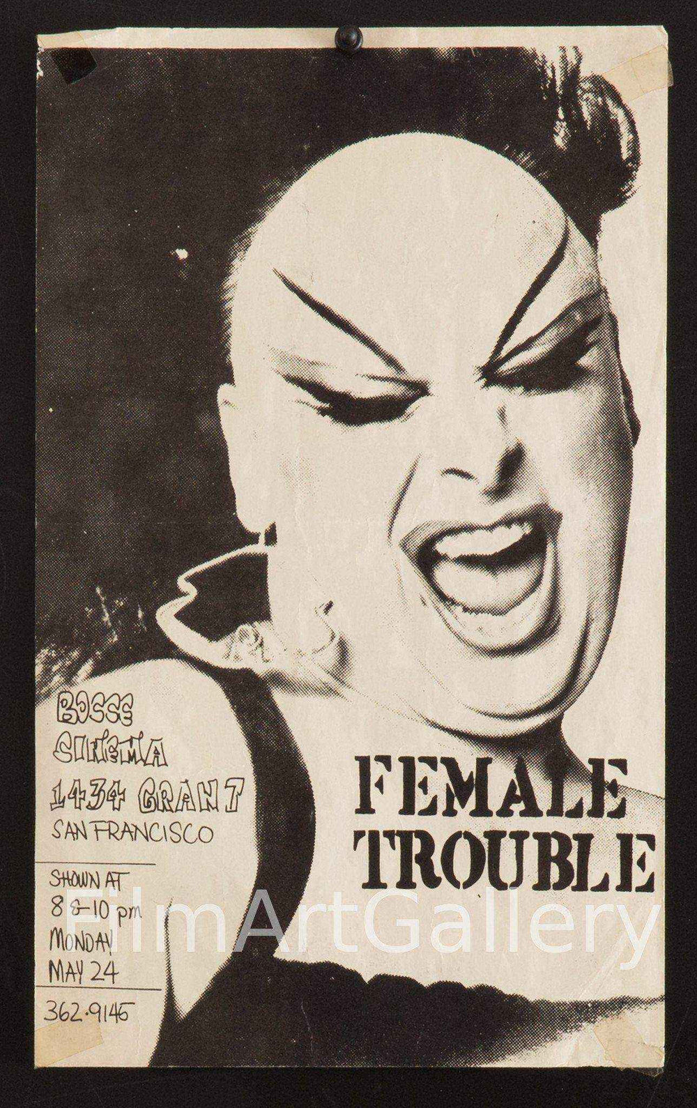 Female Trouble Original Vintage Movie Poster