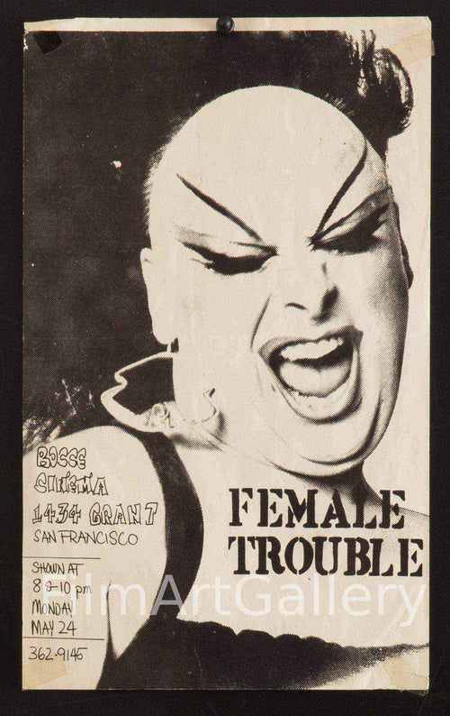 Female Trouble Original Vintage Movie Poster