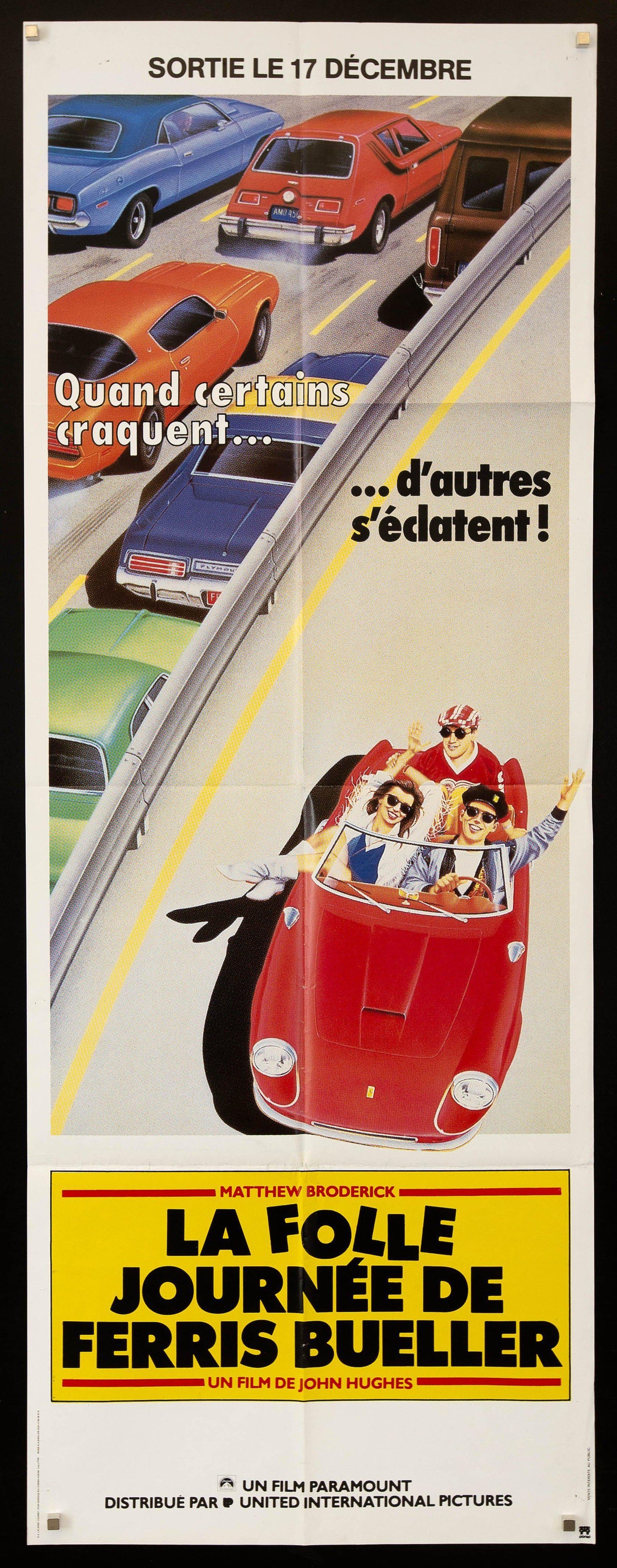 Ferris Bueller&#39;s Day Off Door Panel (20x60) Original Vintage Movie Poster