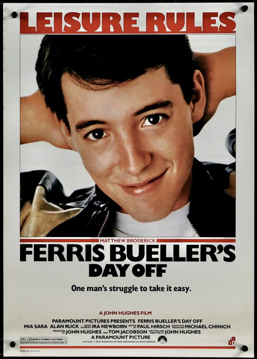Ferris Bueller's Day Off Original Vintage Movie Poster