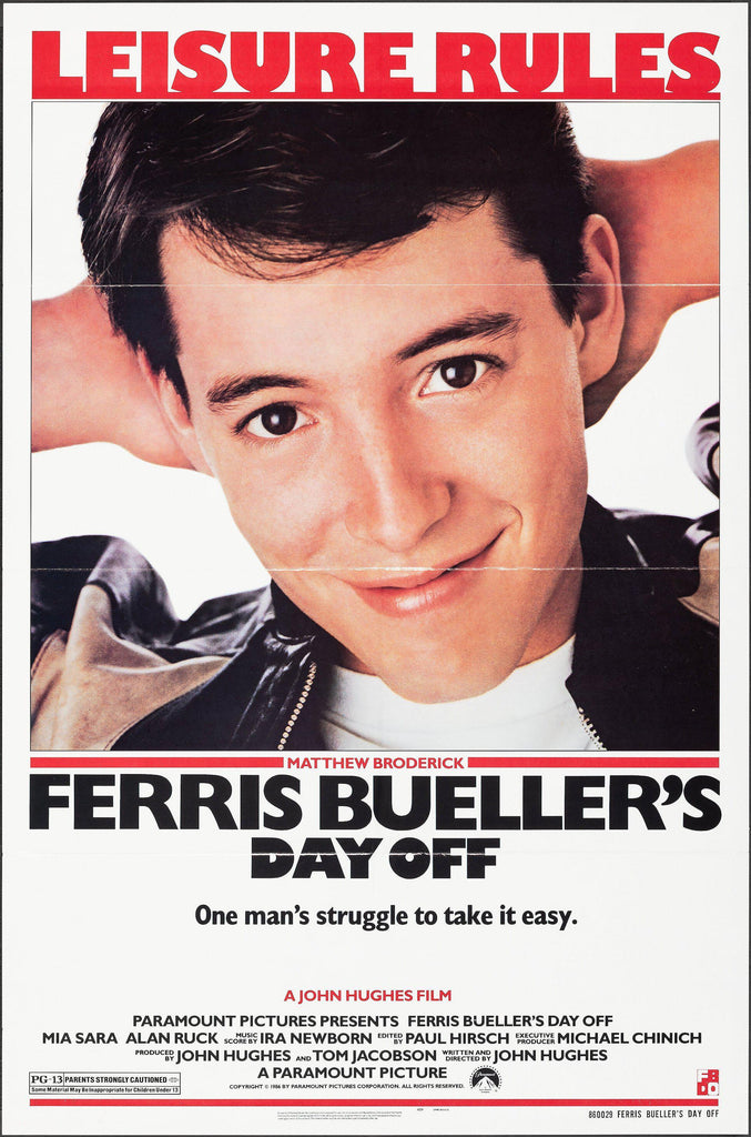 Ferris Bueller's Day Off Original Vintage Movie Poster