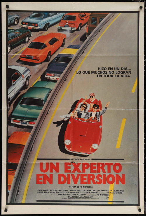 Ferris Bueller's Day Off Original Vintage Movie Poster