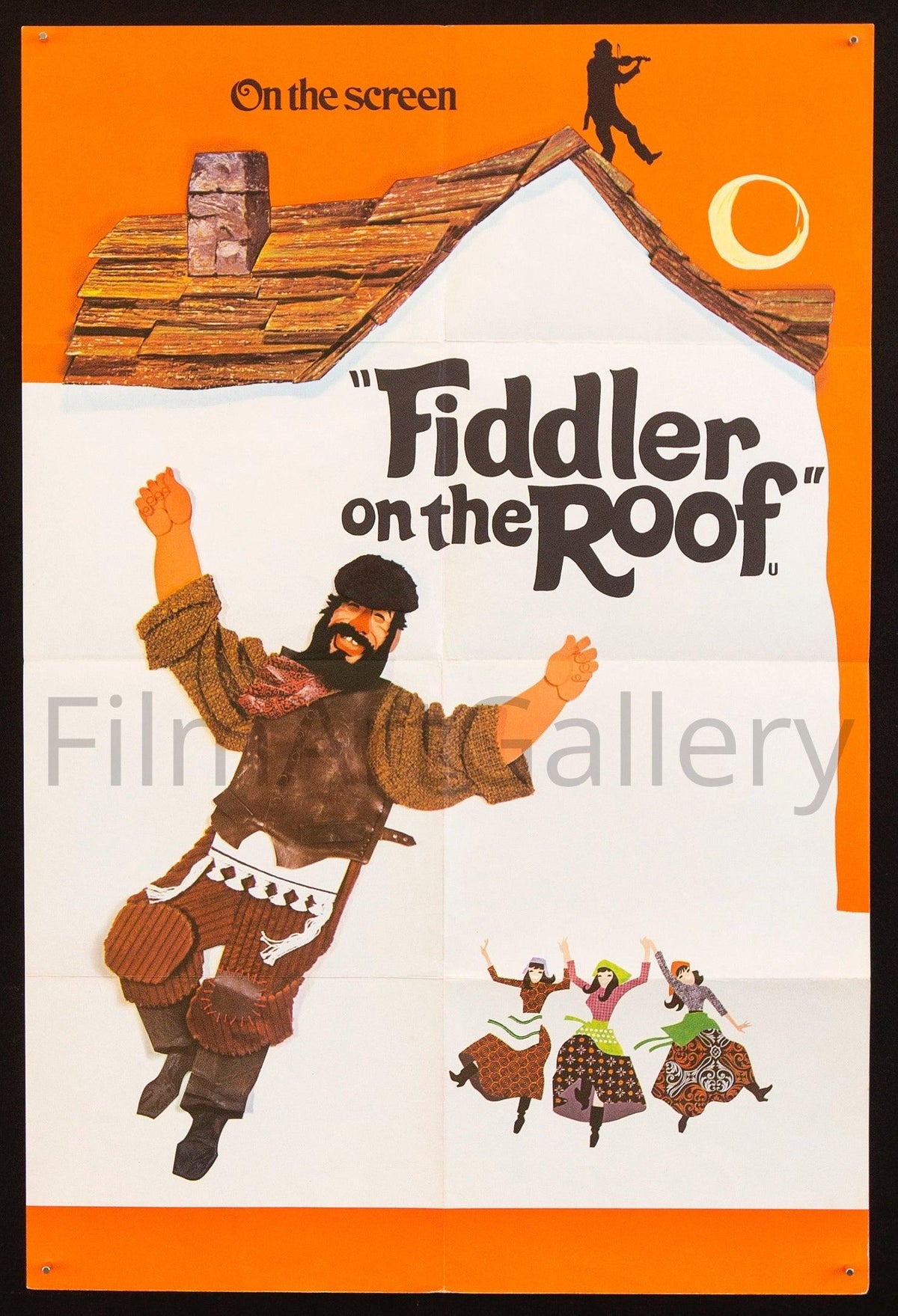 Fiddler on the Roof British Double Crown (20x30) Original Vintage Movie Poster