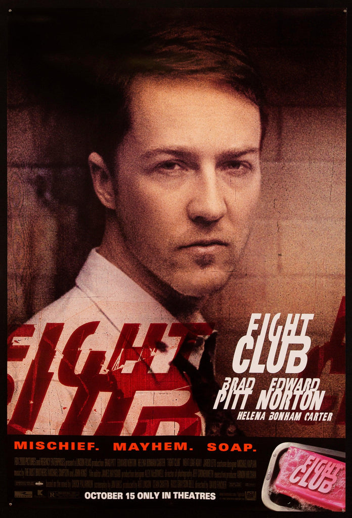 Fight Club 1 Sheet (27x41) Original Vintage Movie Poster
