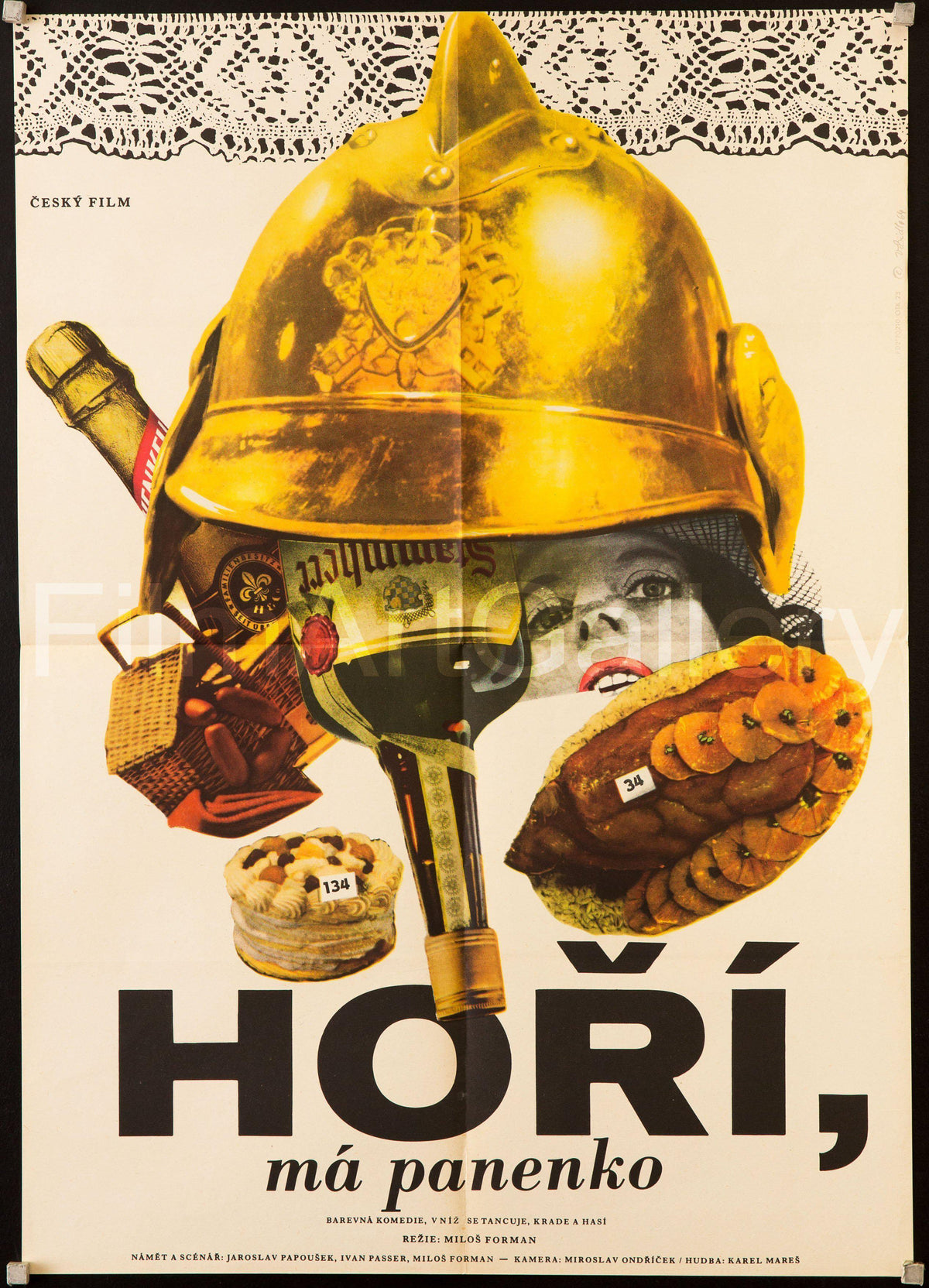 Fireman&#39;s Ball 23x33 Original Vintage Movie Poster