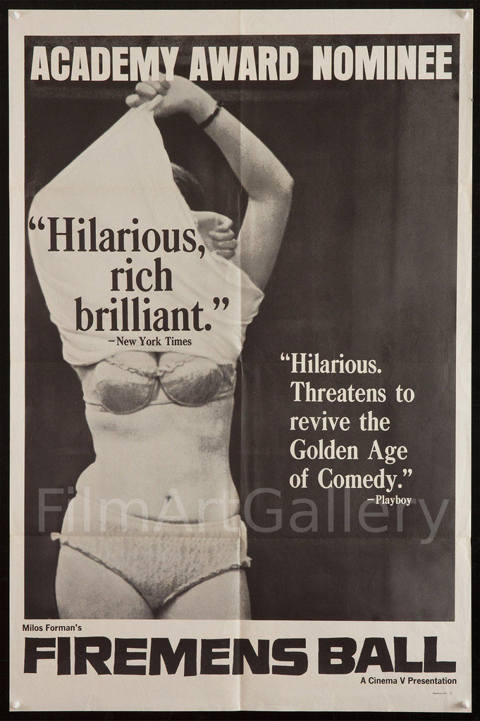 Fireman's Ball Original Vintage Movie Poster