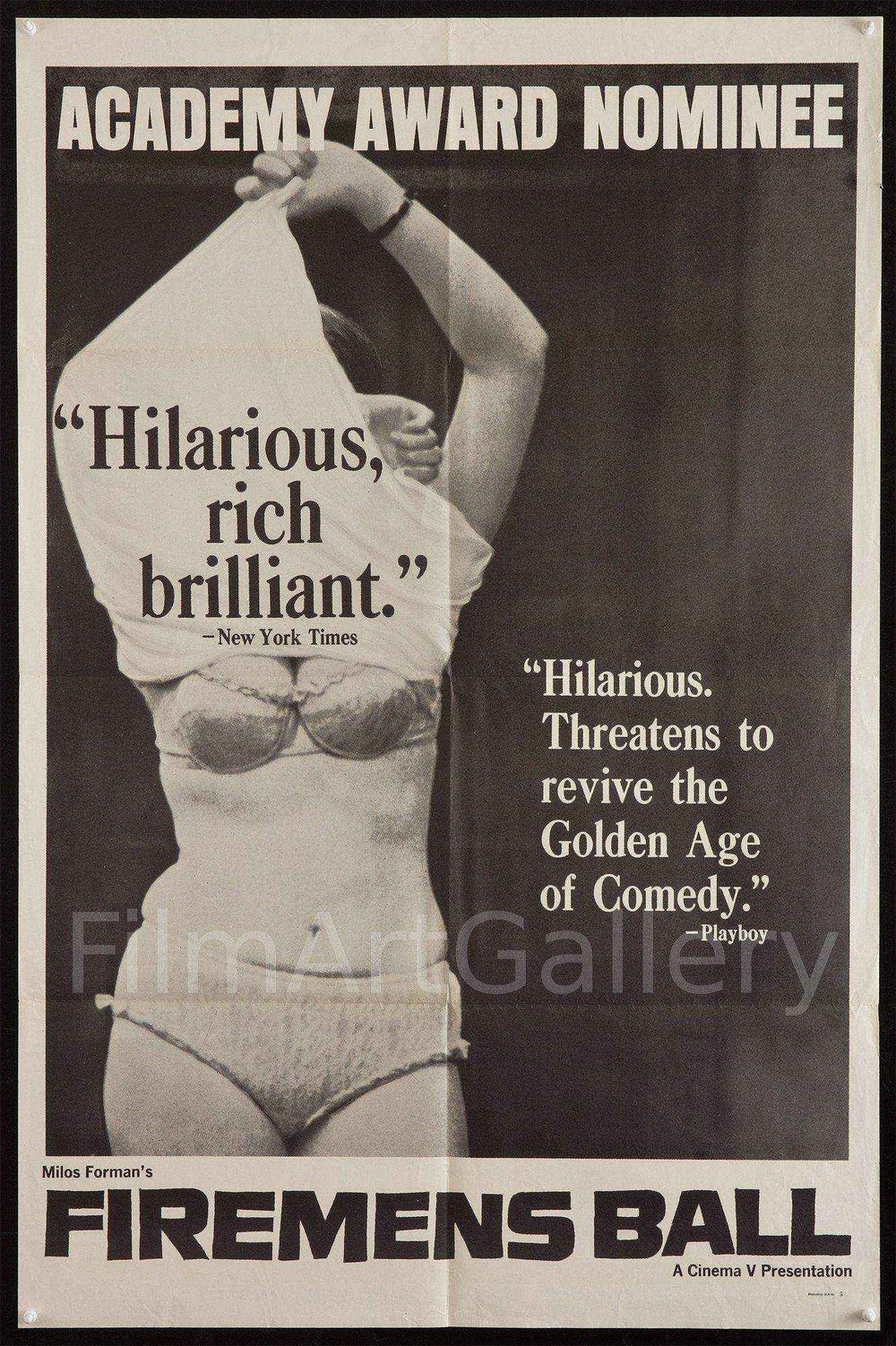 Fireman's Ball Original Vintage Movie Poster