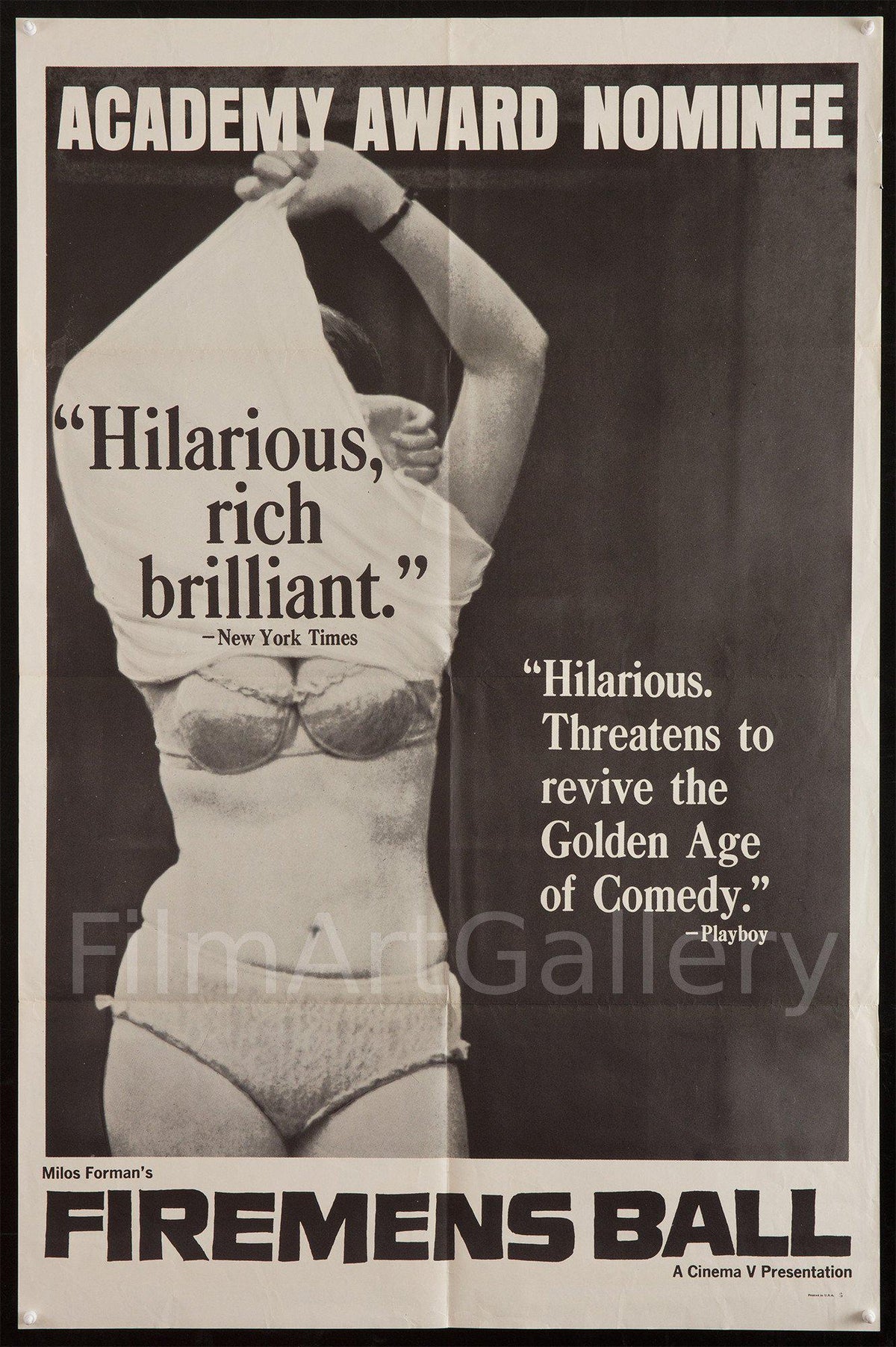 Fireman&#39;s Ball Original Vintage Movie Poster