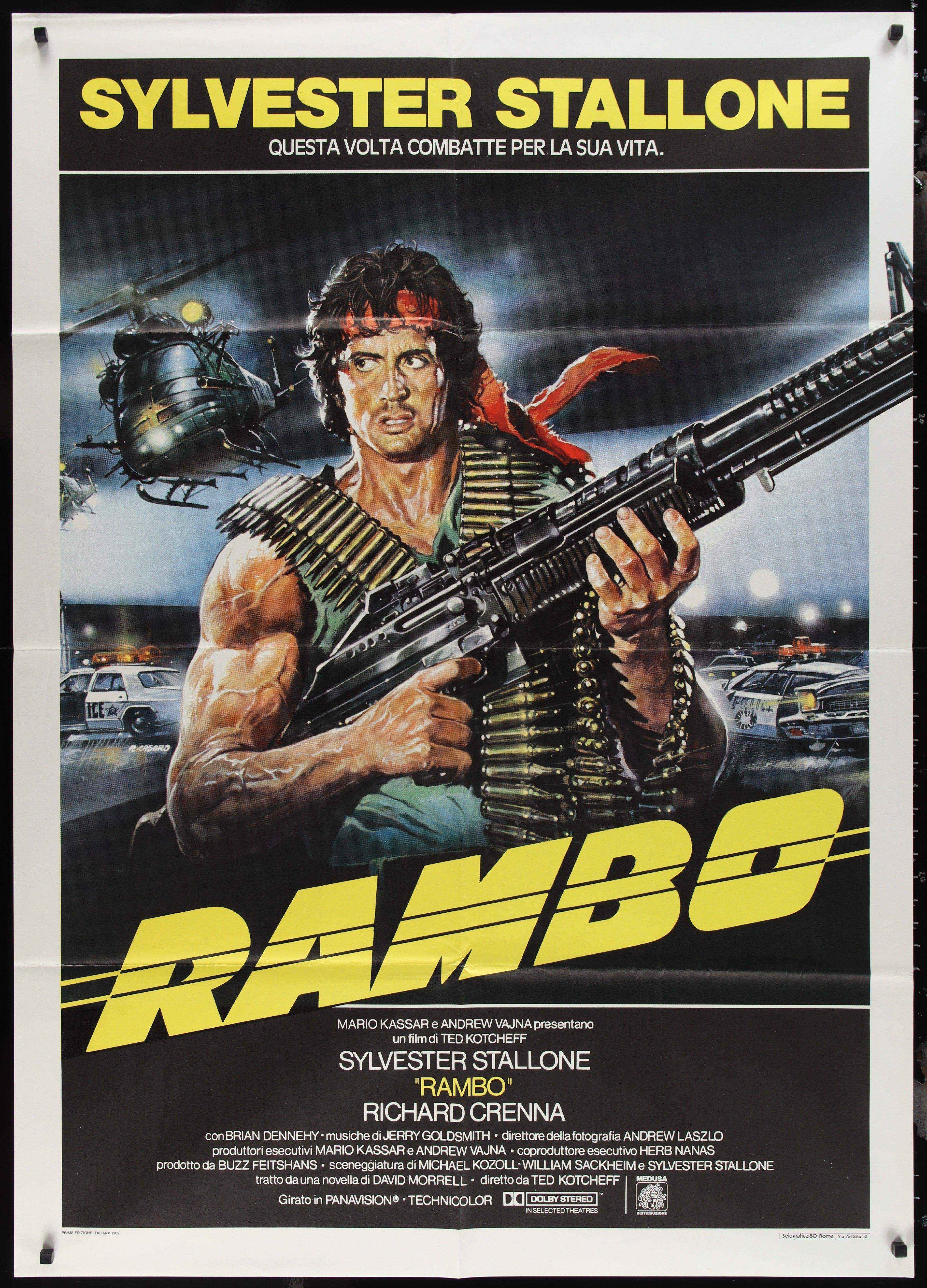 Affiche De Rambo 2 Watch Rambo: First Blood II | DVD/Blu Ray Or