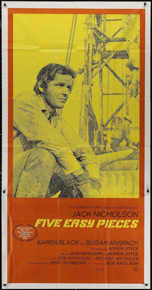 Five Easy Pieces Original Vintage Movie Poster