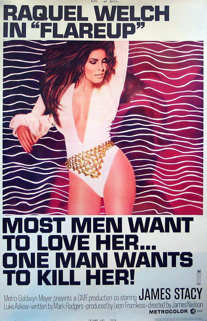Flare Up Original Vintage Movie Poster