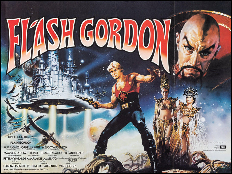 Flash Gordon British Quad (30x40) Original Vintage Movie Poster